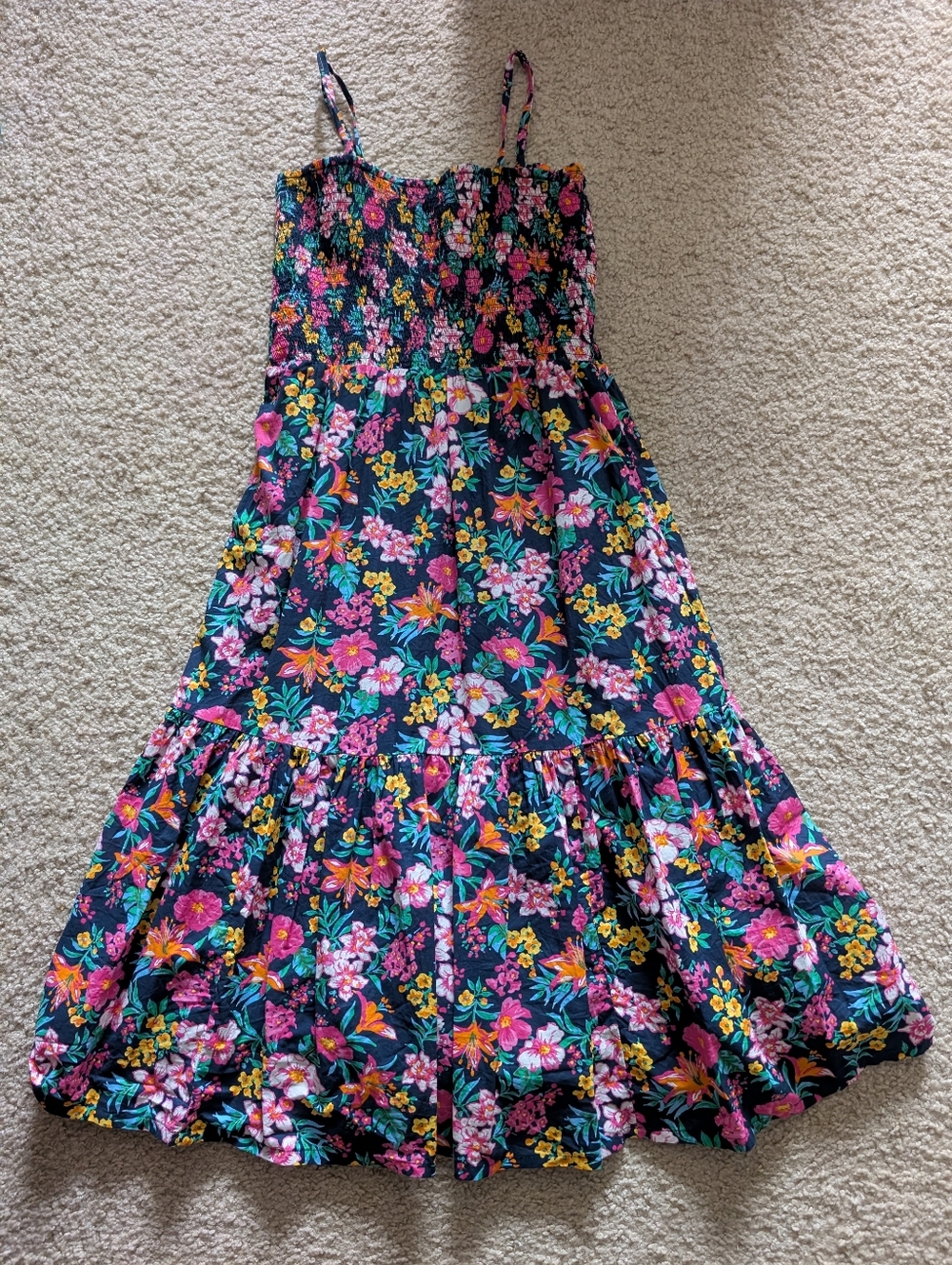J.Crew Cotton Floral Summer Dress Size Medium